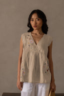 Linen Rose Top