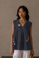 Linen Rose Top