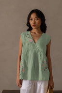 Linen Rose Top