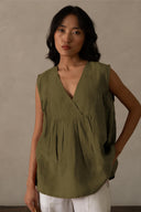 Linen Noir Top