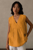 Linen Noir Top