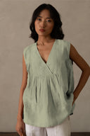 Linen Noir Top