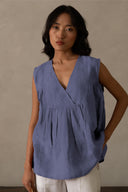 Linen Noir Top