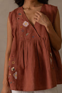 Linen Rose Top