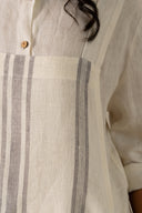 Linen Denise Cross Back Apron