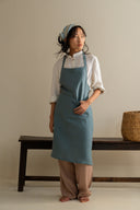 Linen Tie Knot Apron