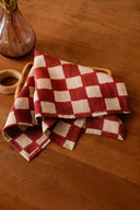 Linen Chequers Napkin