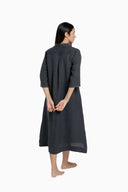 Linen Petunia Shirt Dress