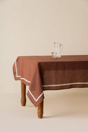 Linen Natural Lace Tablecloth