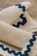 Linen Blue Lace Napkin