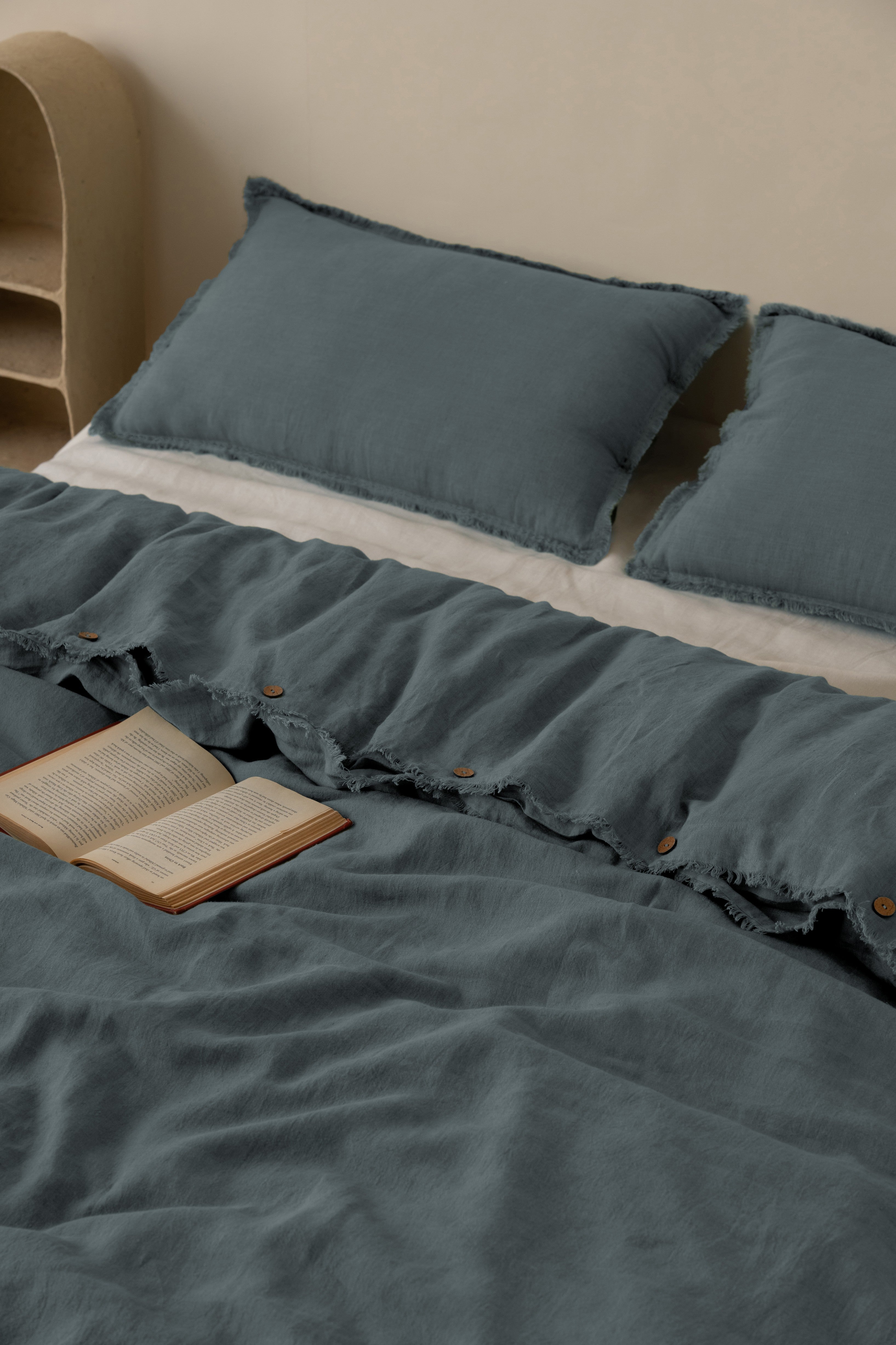 Linen Fringe Me Good Duvet Cover