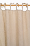 Linen Black Needled Curtain