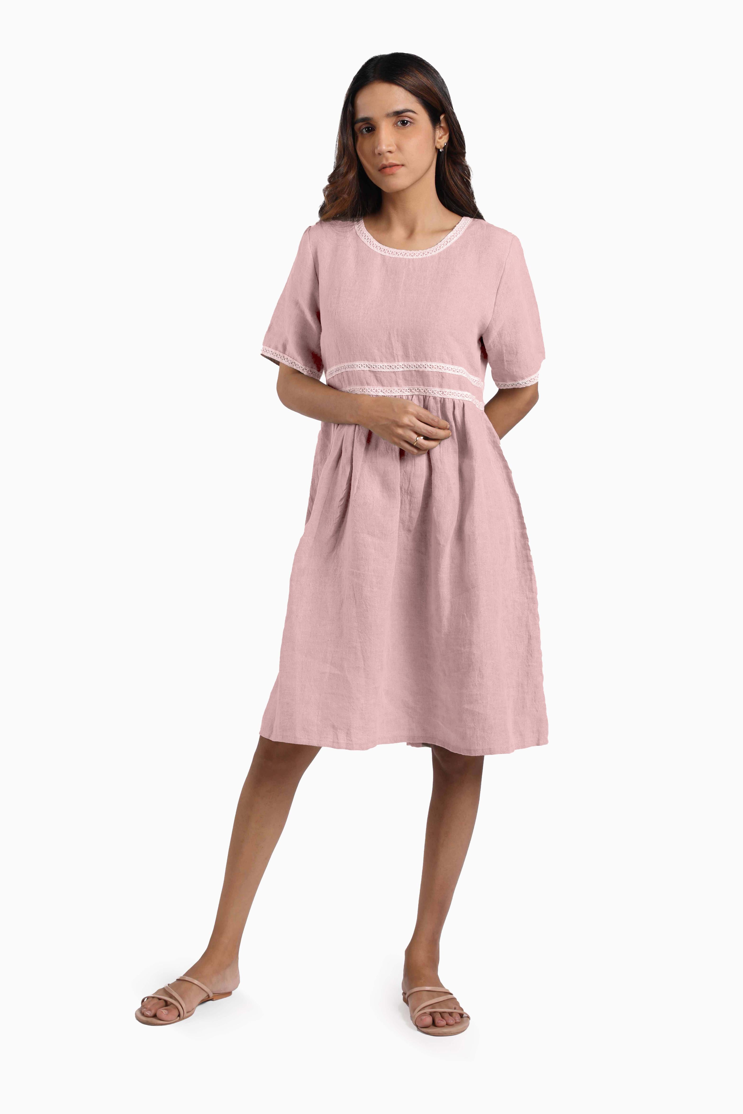 Linen Alchemy Midi Dress