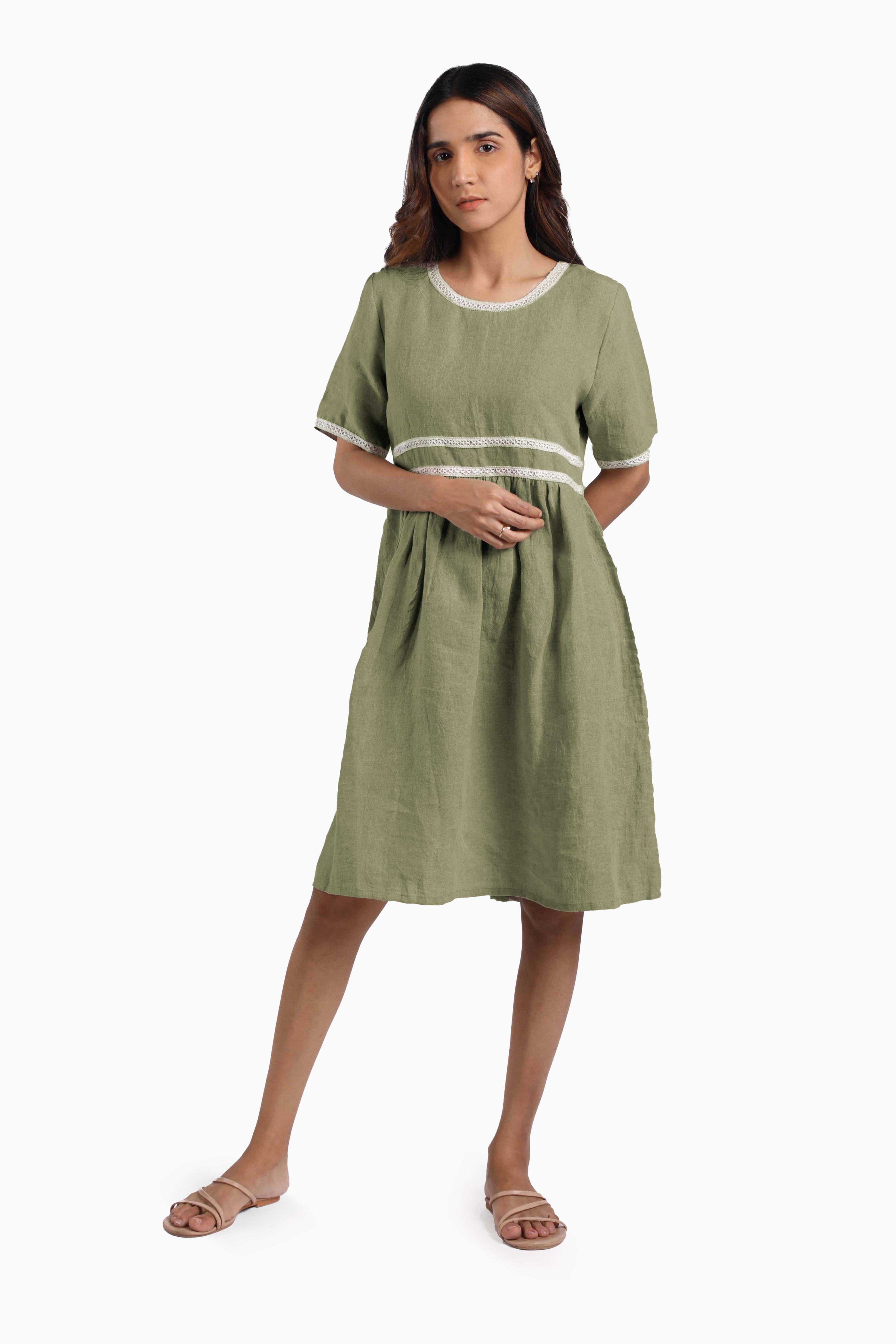Linen Alchemy Midi Dress
