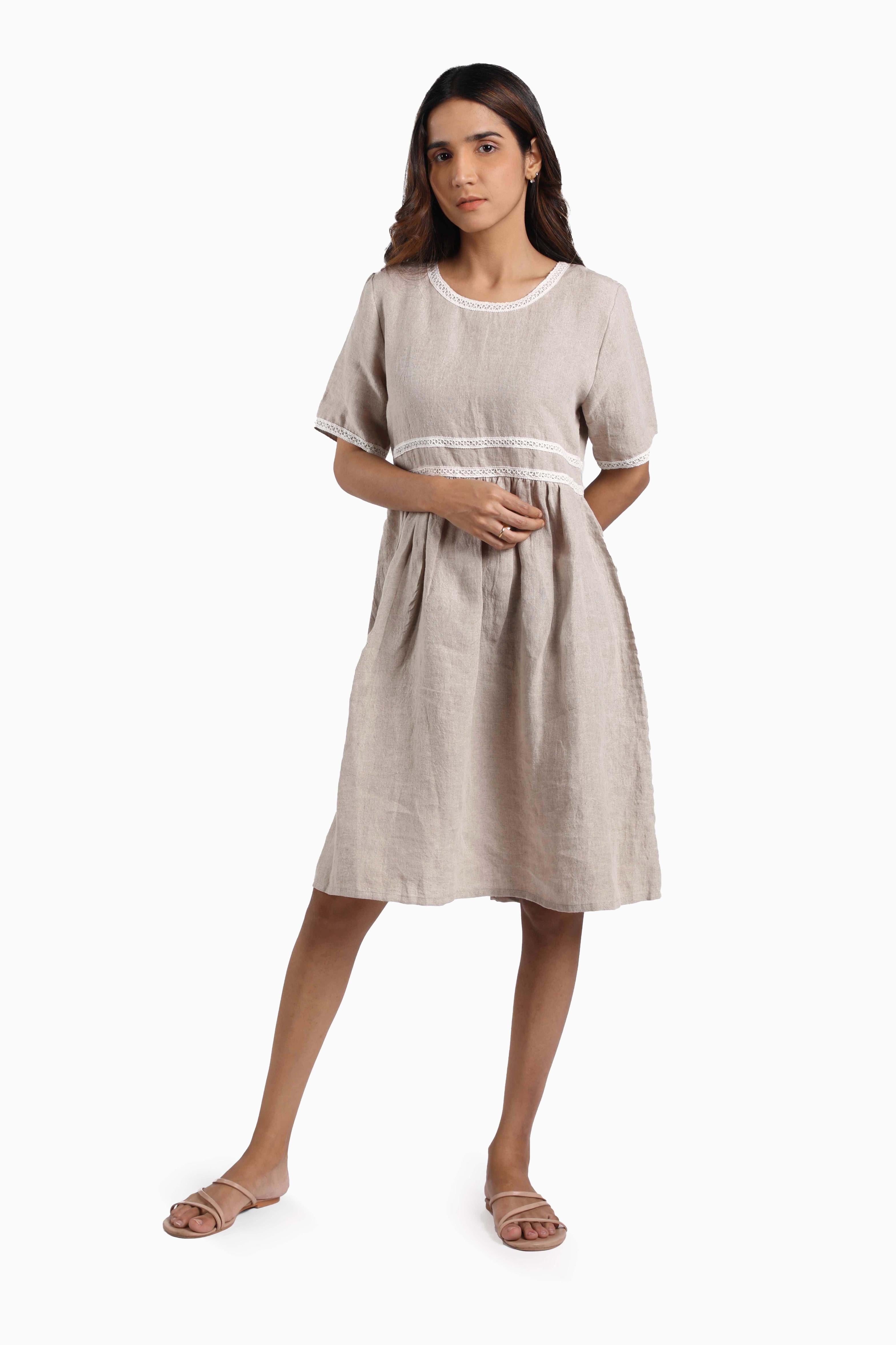Linen Alchemy Midi Dress