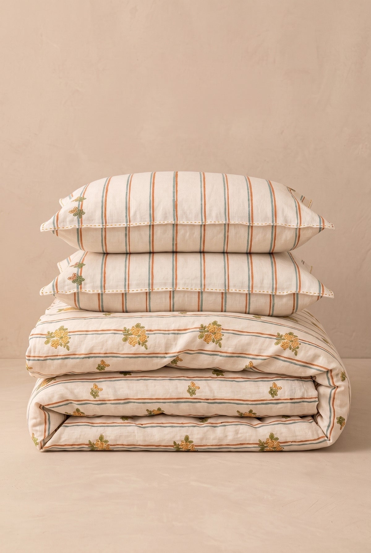 Linen Bloom Duvet Cover