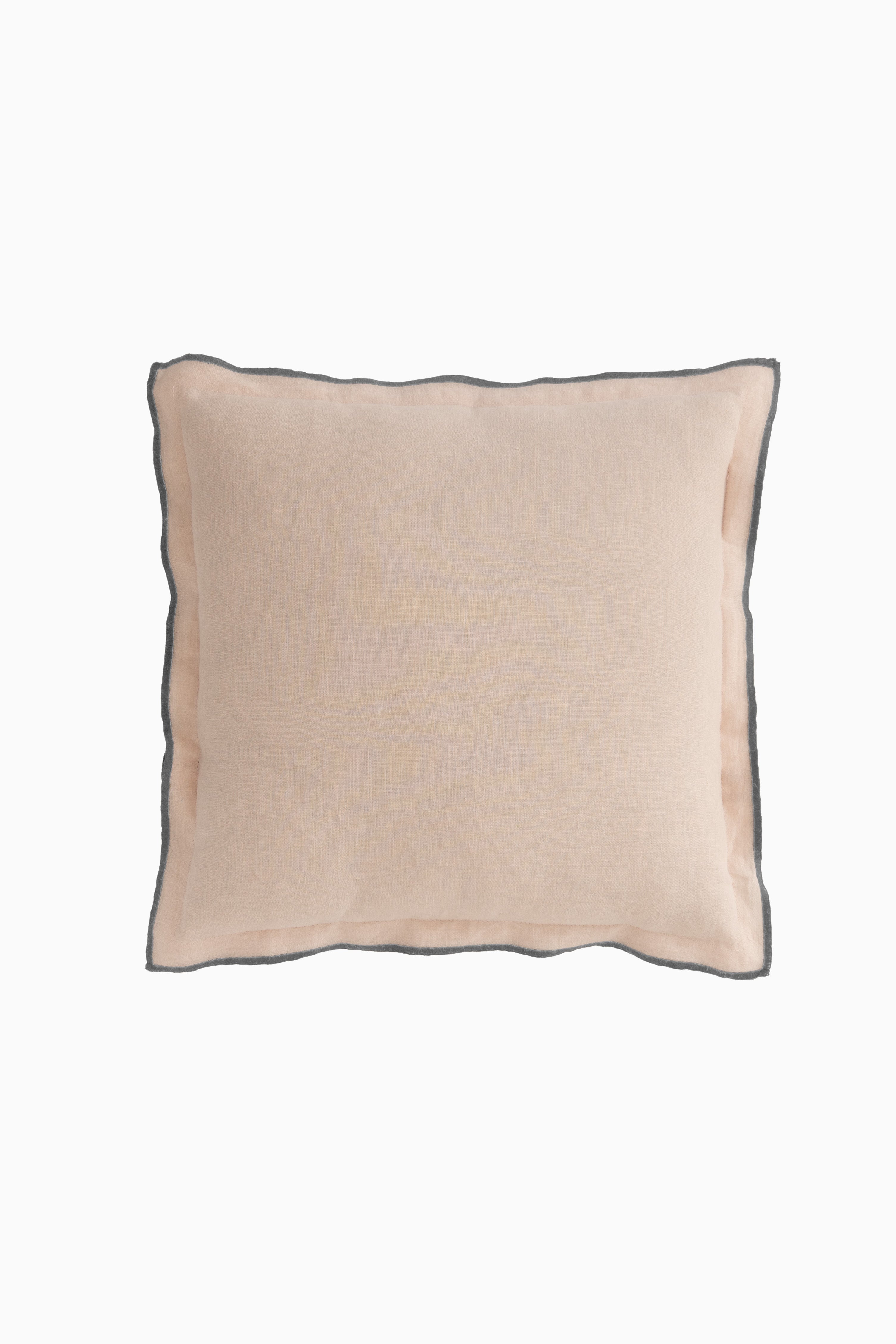 Linen Grey Needled Cushion Cover