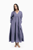 Linen Harbor Maxi Dress