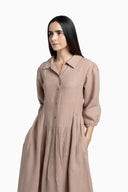 Linen Magnolia Dress