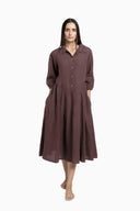 Linen Magnolia Dress