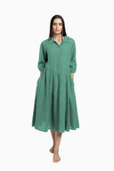 Linen Magnolia Dress