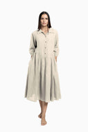 Linen Magnolia Dress