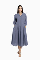 Linen Magnolia Dress