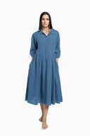 Linen Magnolia Dress