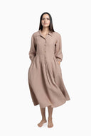 Linen Magnolia Dress