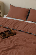 Linen Grey Needled Duvet Cover