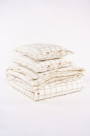 Linen Lenore Duvet Cover (Natural Checks)
