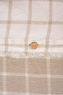 Linen Lenore Duvet Cover (Natural Checks)