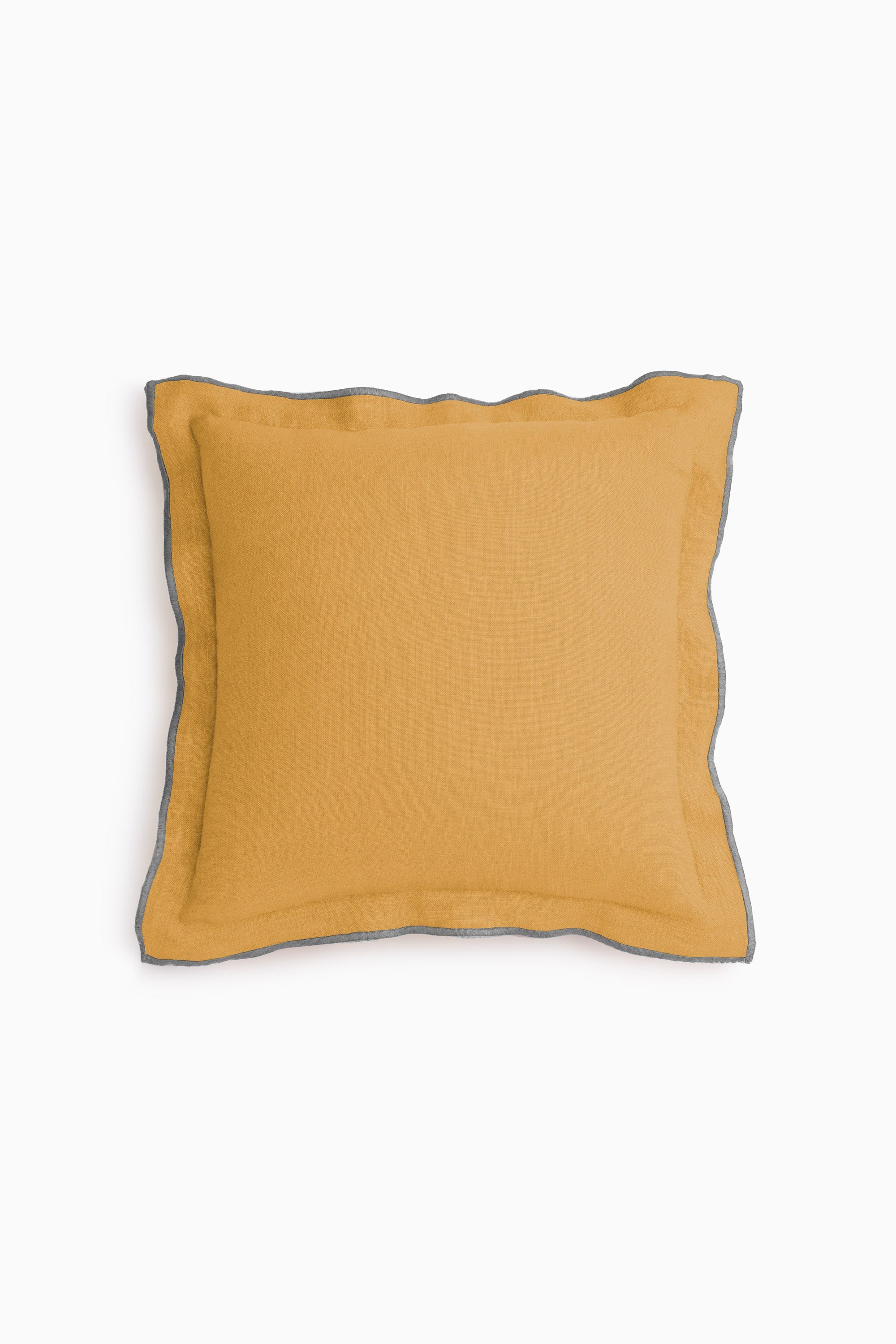 Linen Grey Needled Cushion Cover