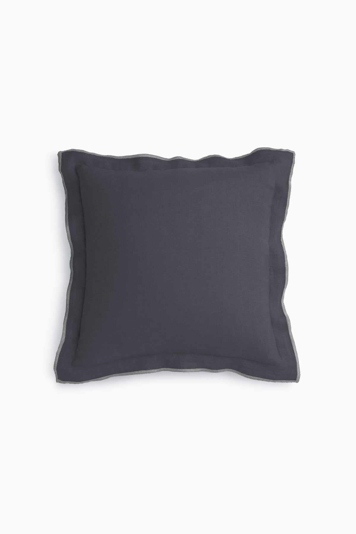 Linen Grey Needled Cushion Cover