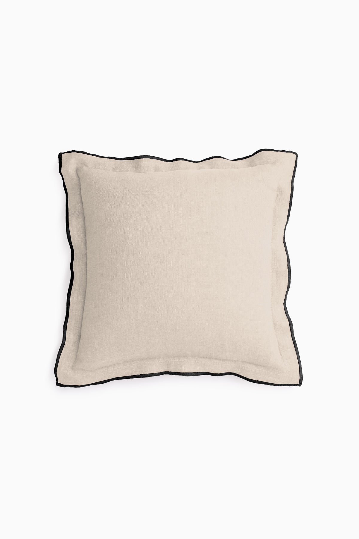 Linen Black Needled Cushion Cover