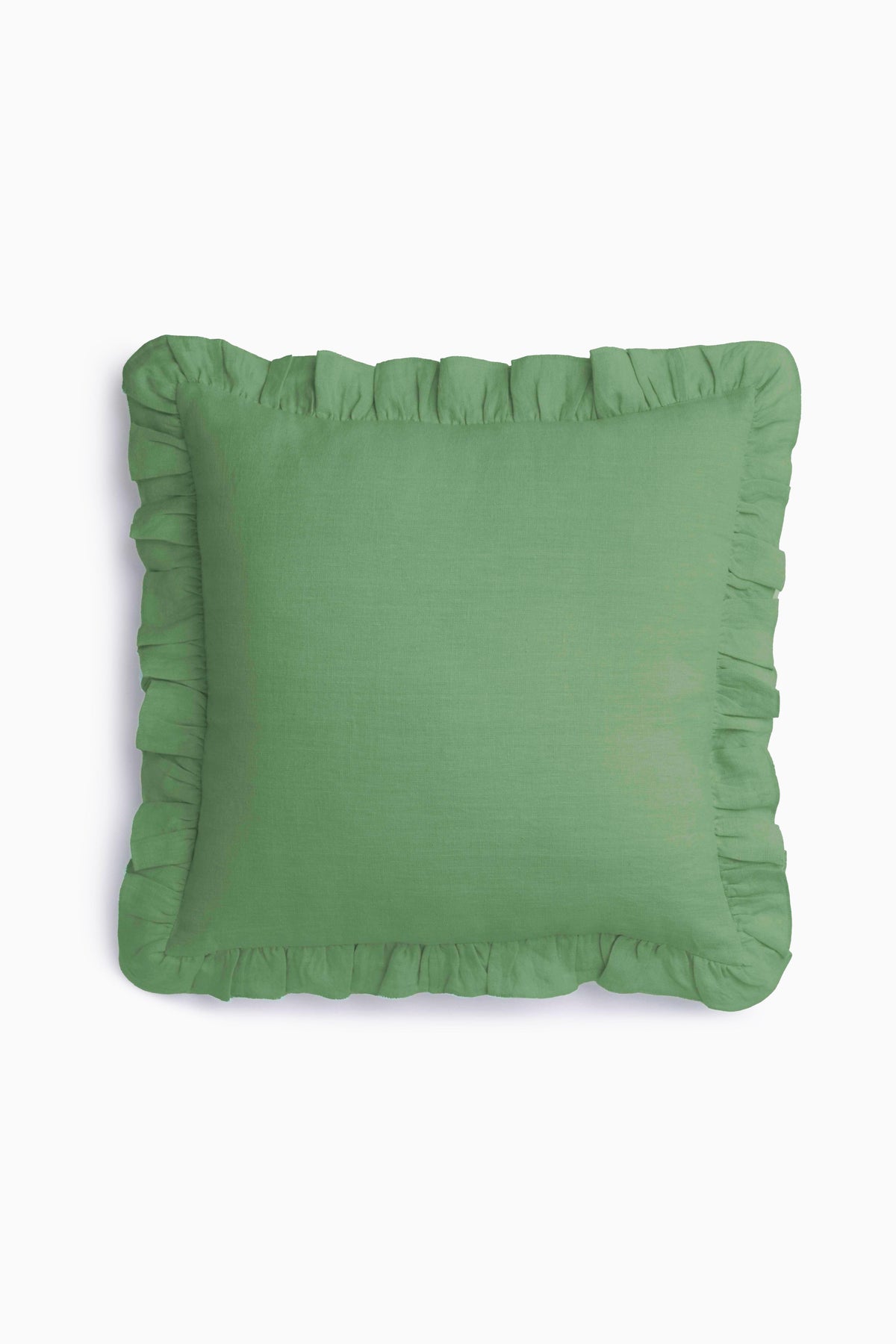 Linen Ruffle Medley Cushion Cover