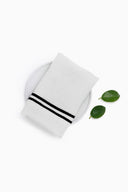 Linen Black Needled Napkin Set