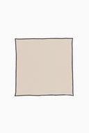 Linen Black Needled Napkin Set