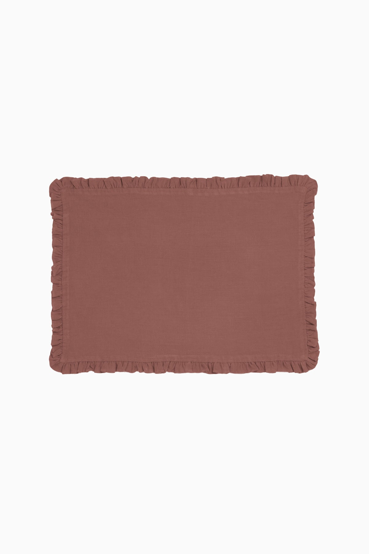 Linen Ruffle Medley Placemat Set