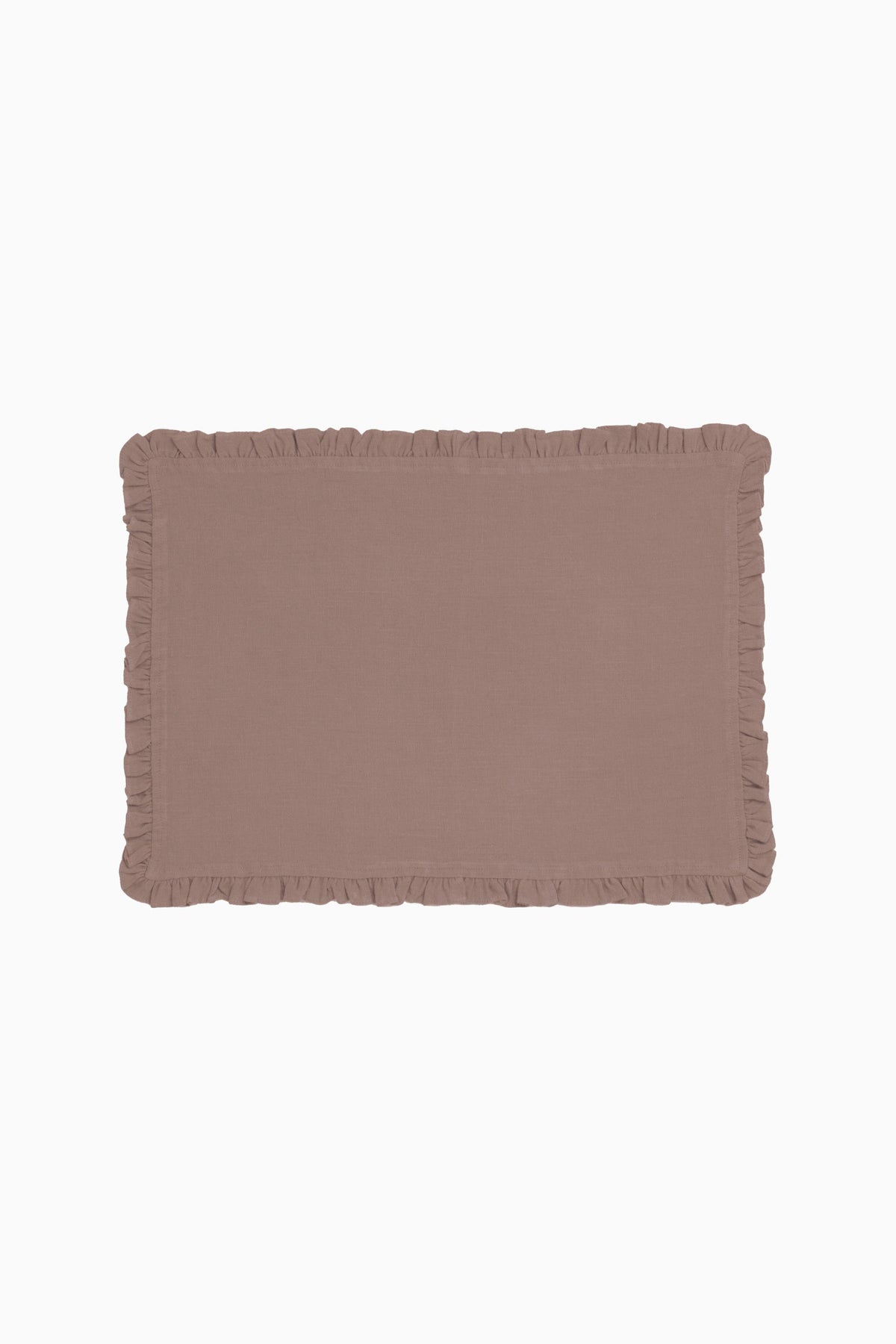 Linen Ruffle Medley Placemat Set