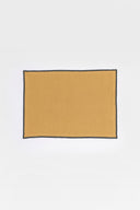 Linen Black Needled Placemat Set