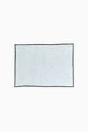 Linen Black Needled Placemat Set