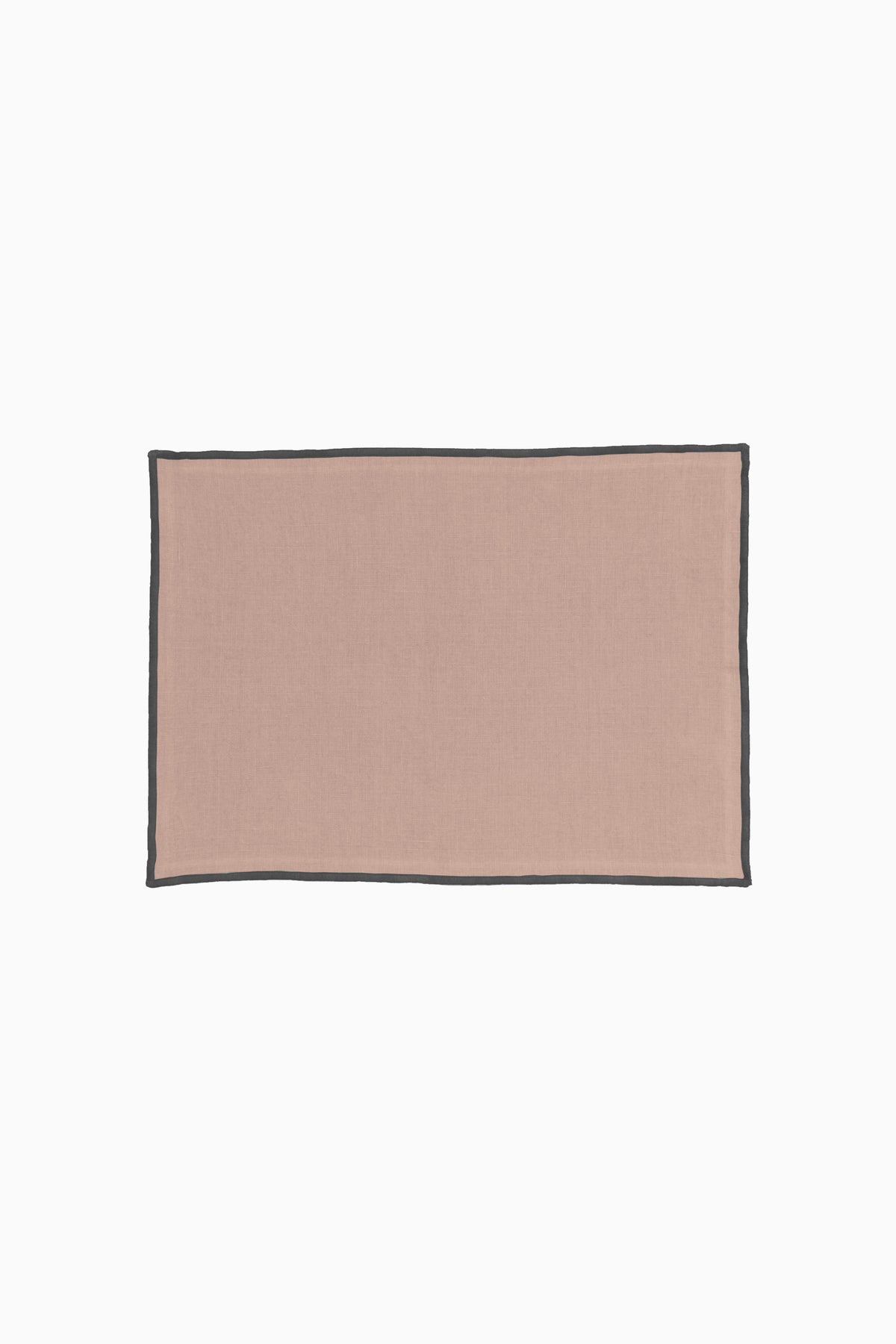 Linen Black Needled Placemat Set