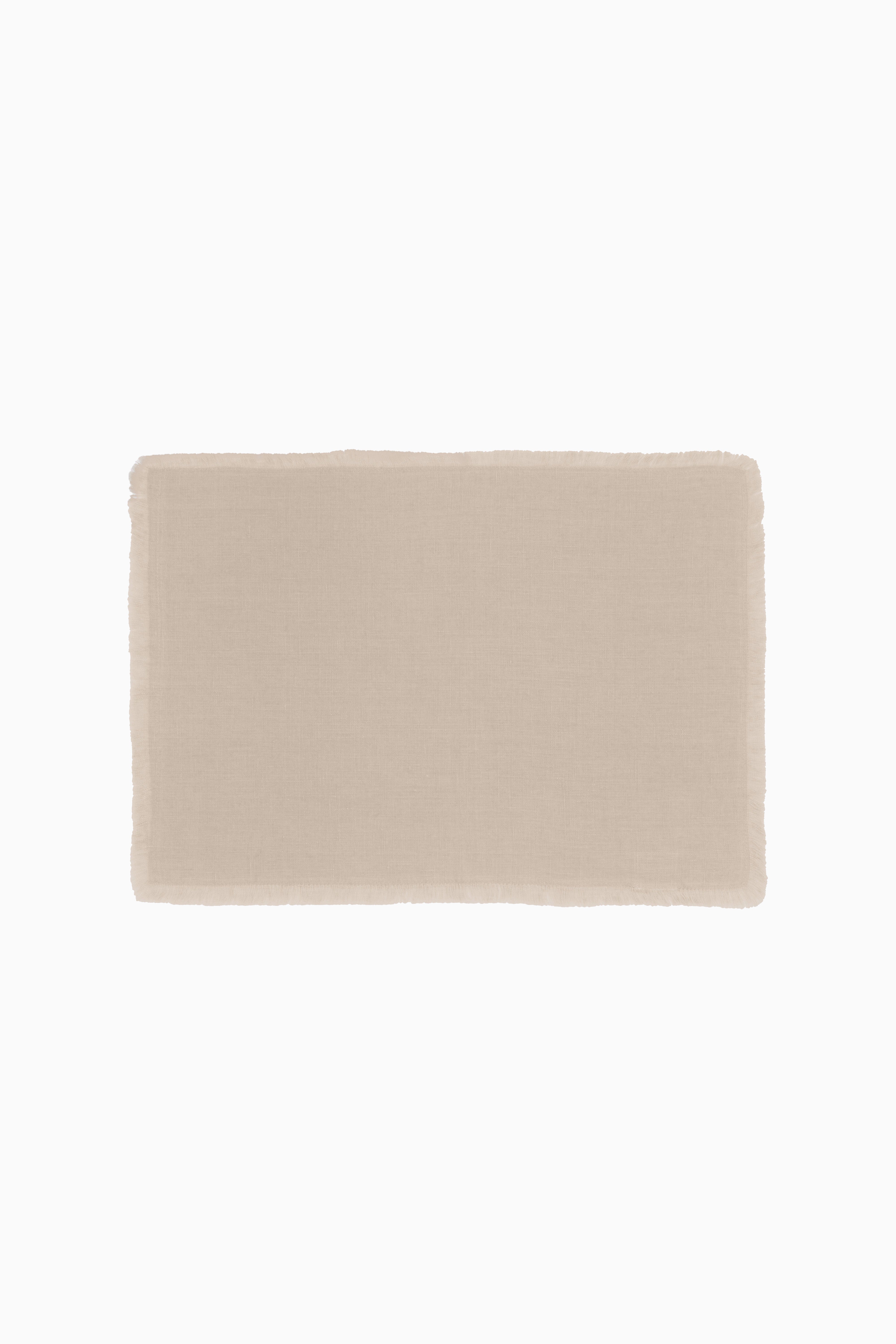 Linen Fringe Me Good Placemat Set
