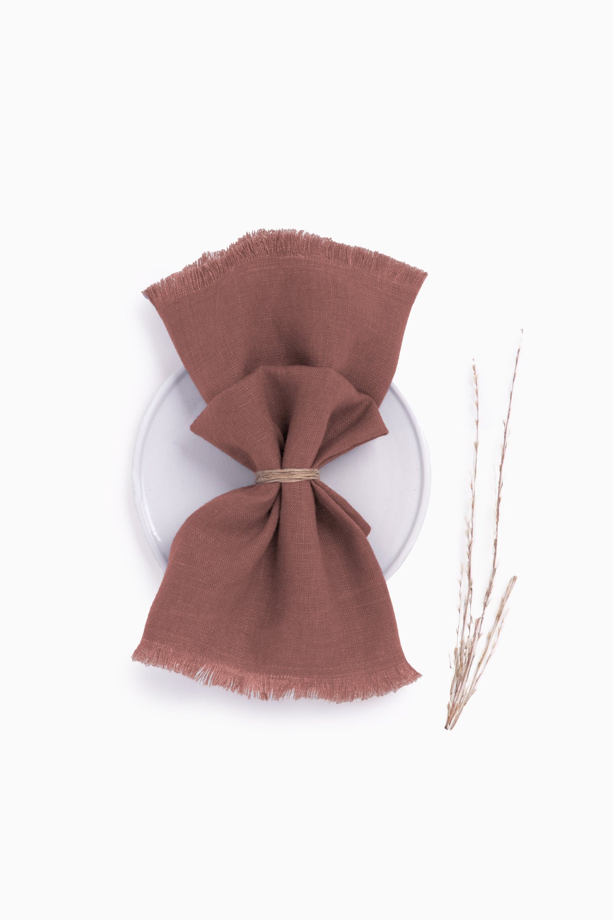 Linen Fringe Me Good Napkin Set