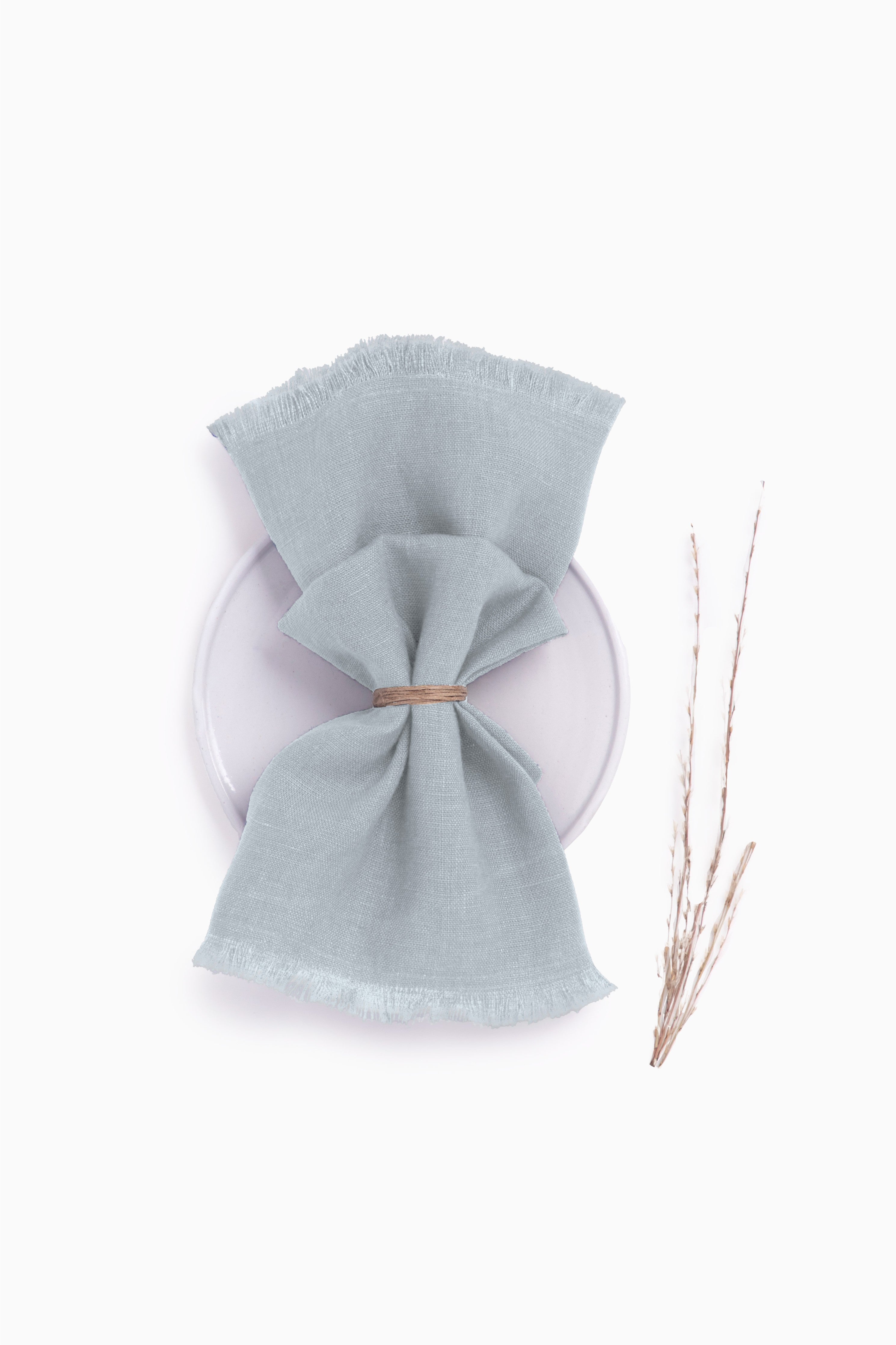 Linen Fringe Me Good Napkin Set