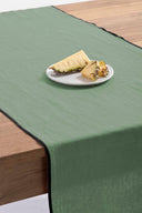 Linen Black Needled Table Runner