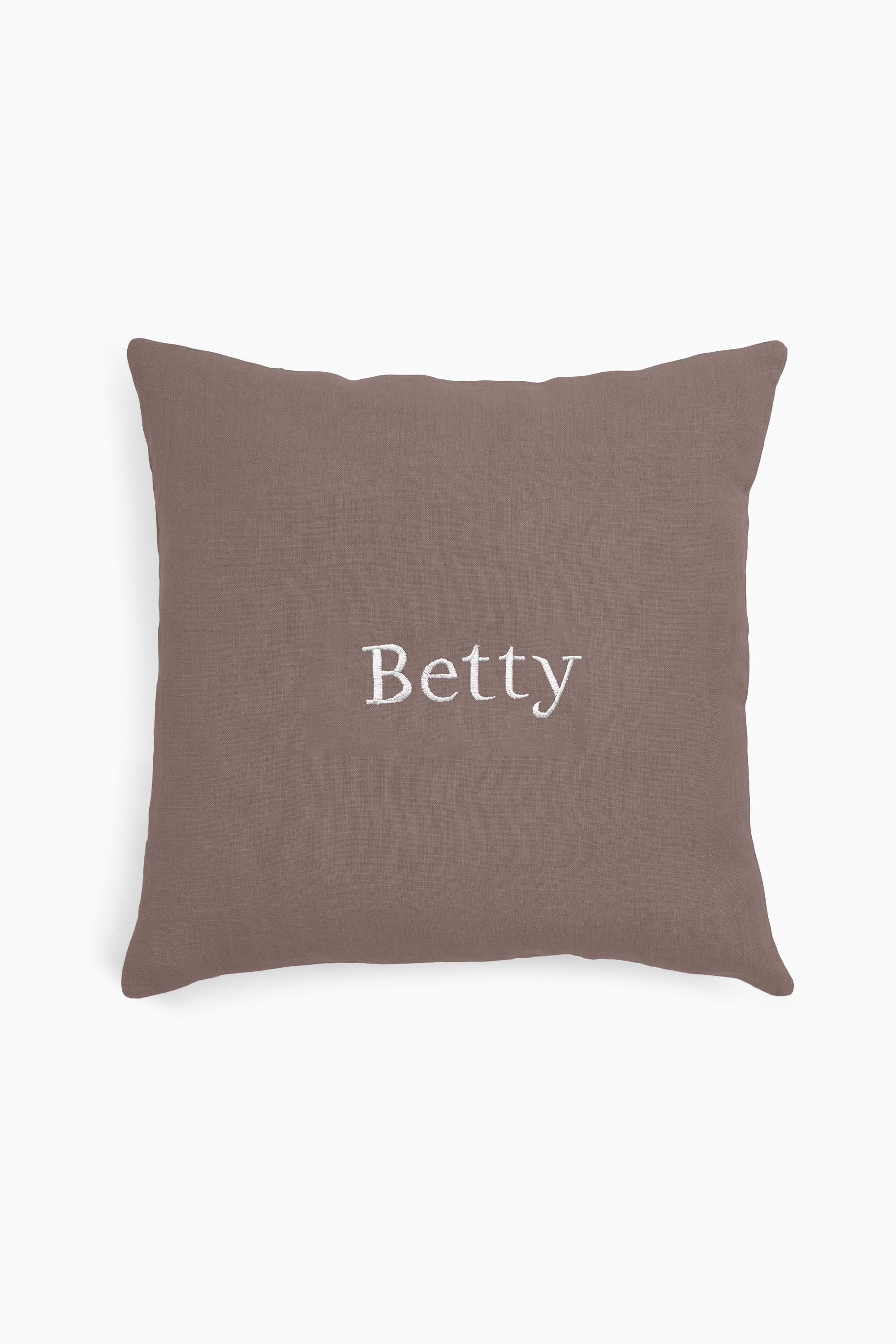 Linen Personalized Cushion Cover