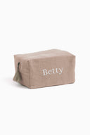 Linen Personalized Pouch