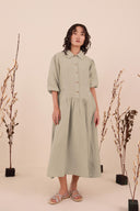 Linen Magnolia Dress